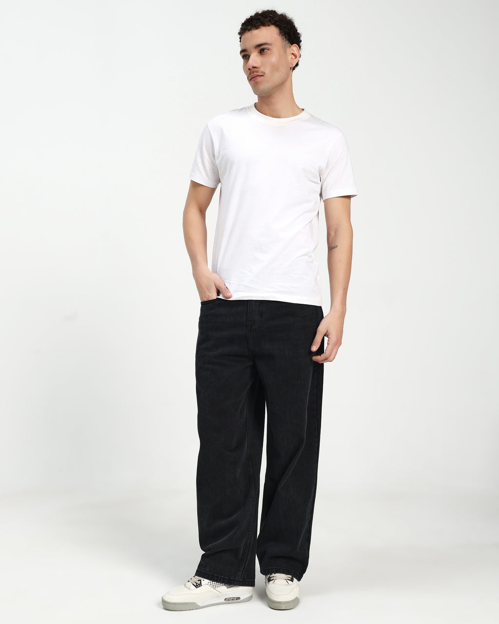 SHADOW WASH BAGGY JEAN