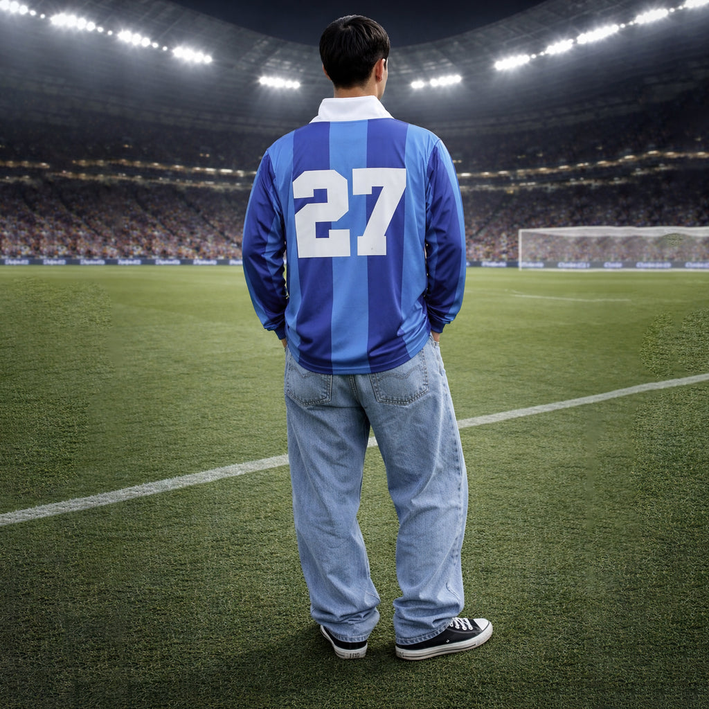 TWEN7Y7 SKY ATHLETIC JERSEY - LONG SLEEVE