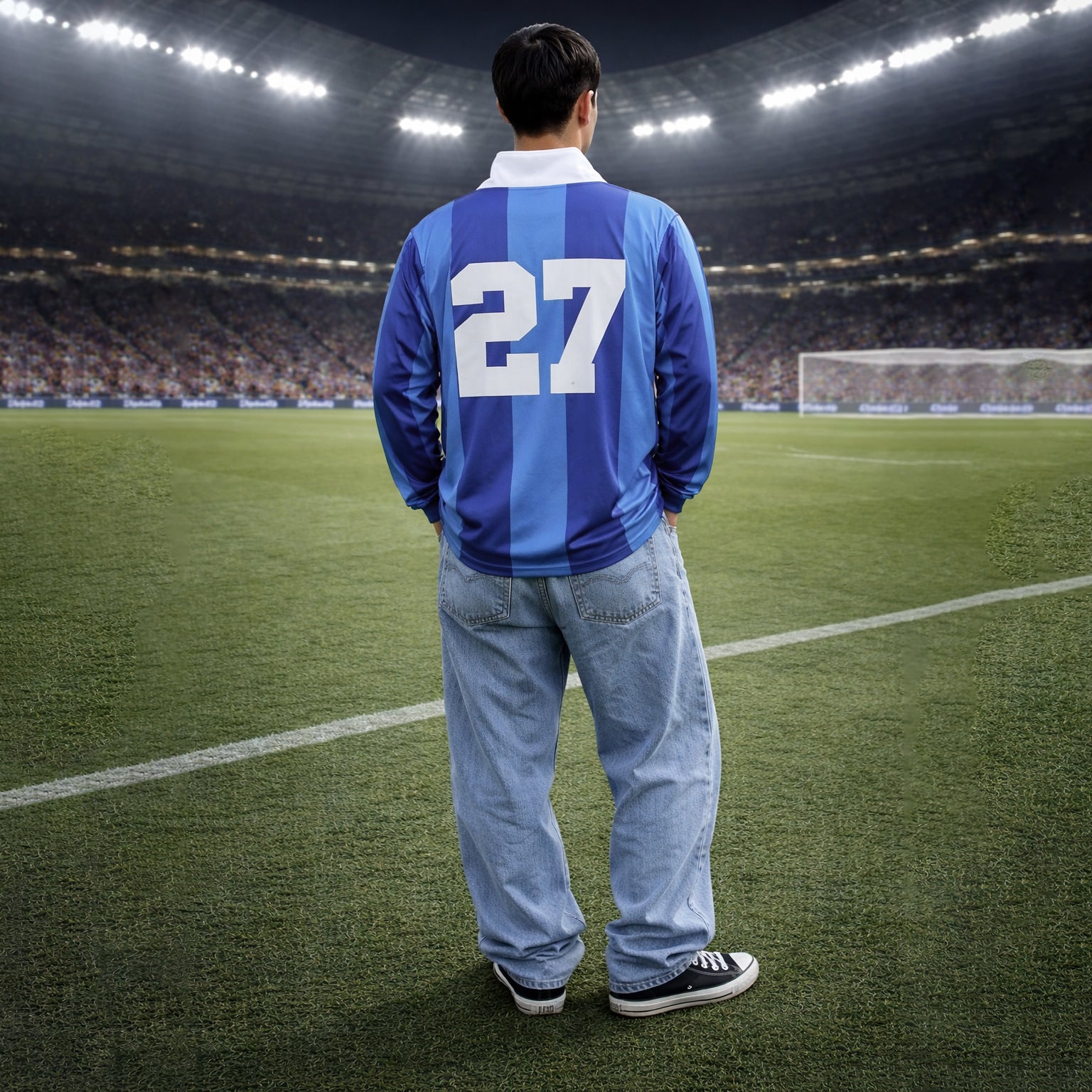 TWEN7Y7 SKY ATHLETIC JERSEY - LONG SLEEVE