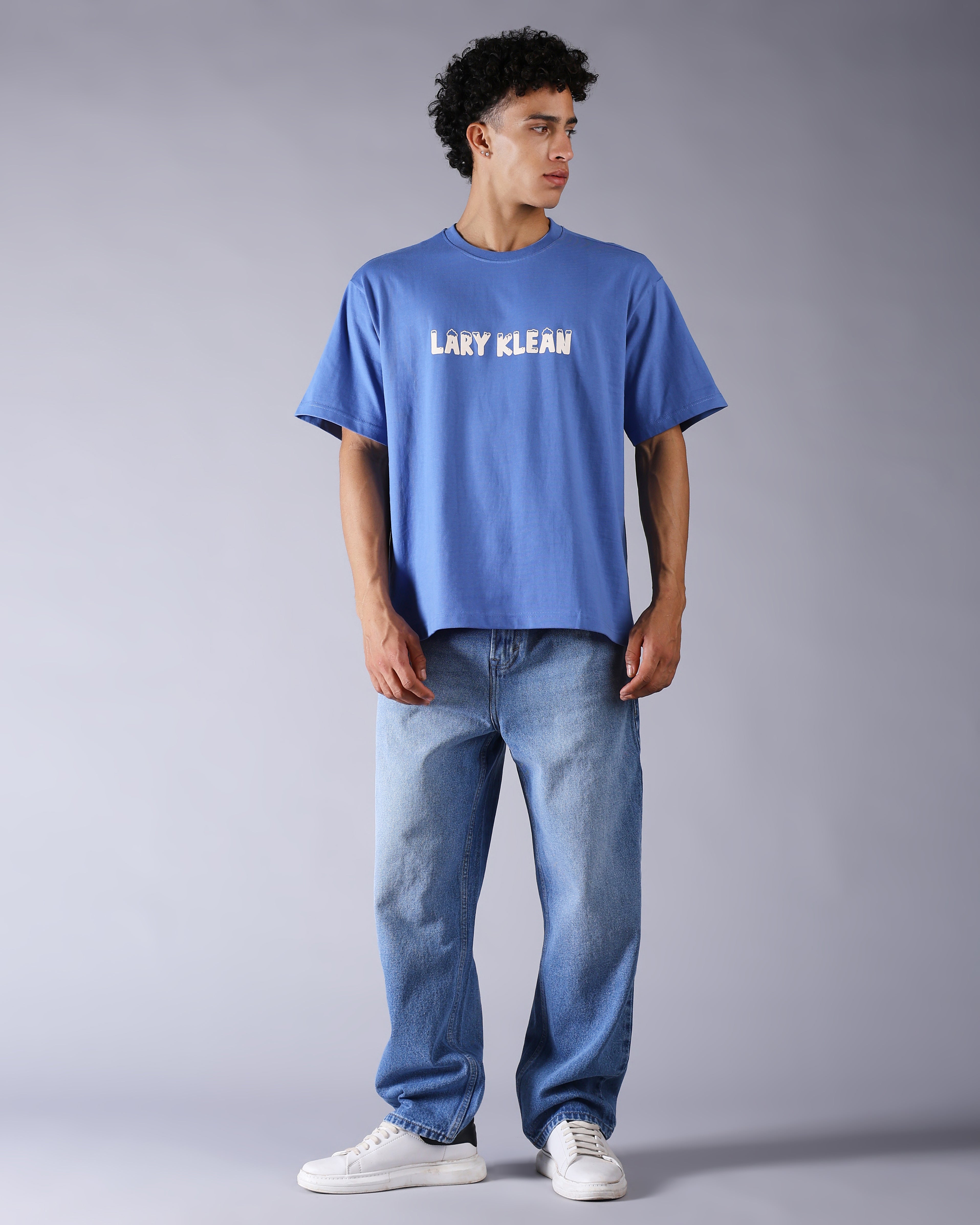 DENIM BLUE LOOSE FIT JEAN