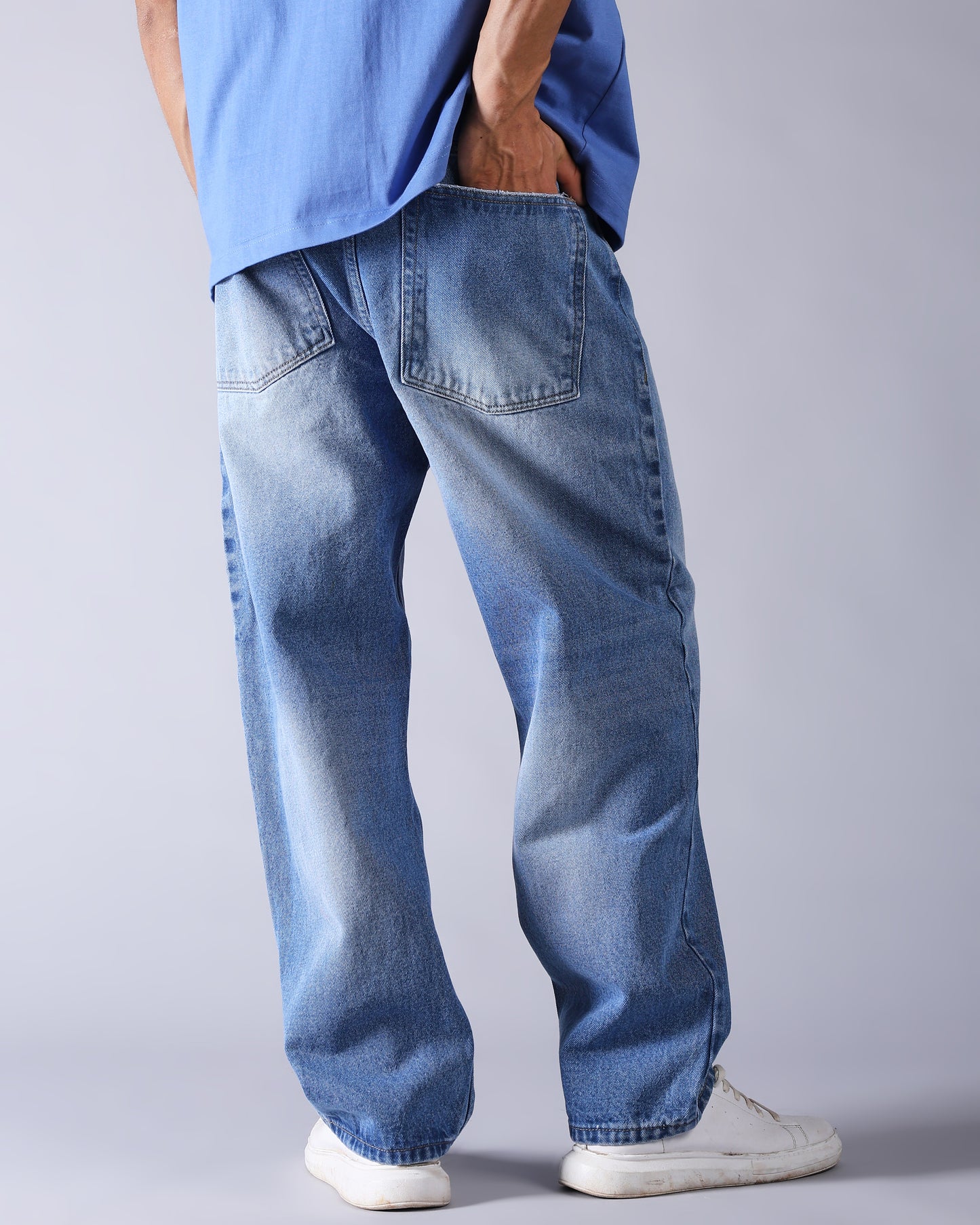 DENIM BLUE LOOSE FIT JEAN