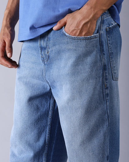 DENIM BLUE LOOSE FIT JEAN