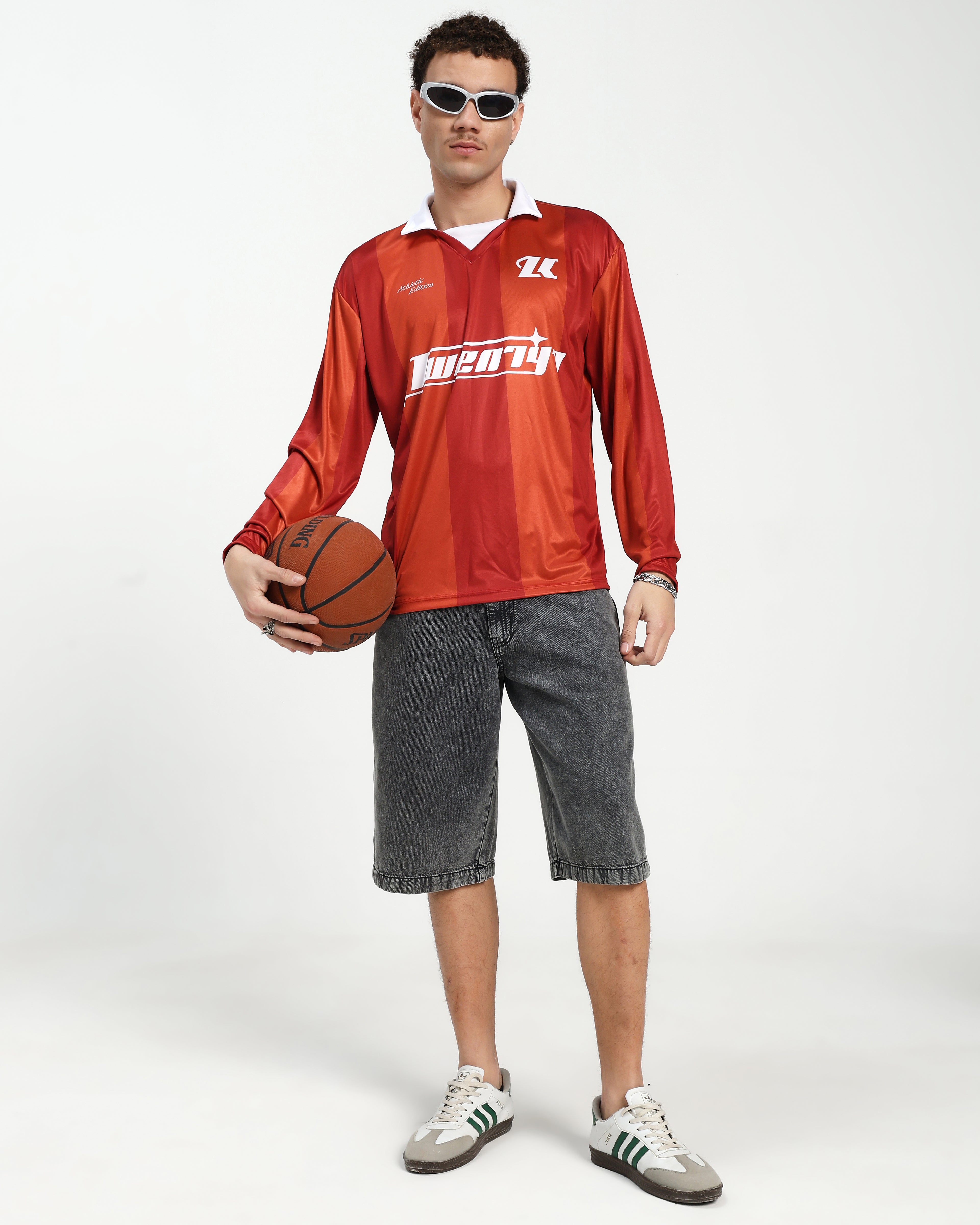 TWEN7Y7 FIRE ATHLETIC LONG SLEEVE JERSEY