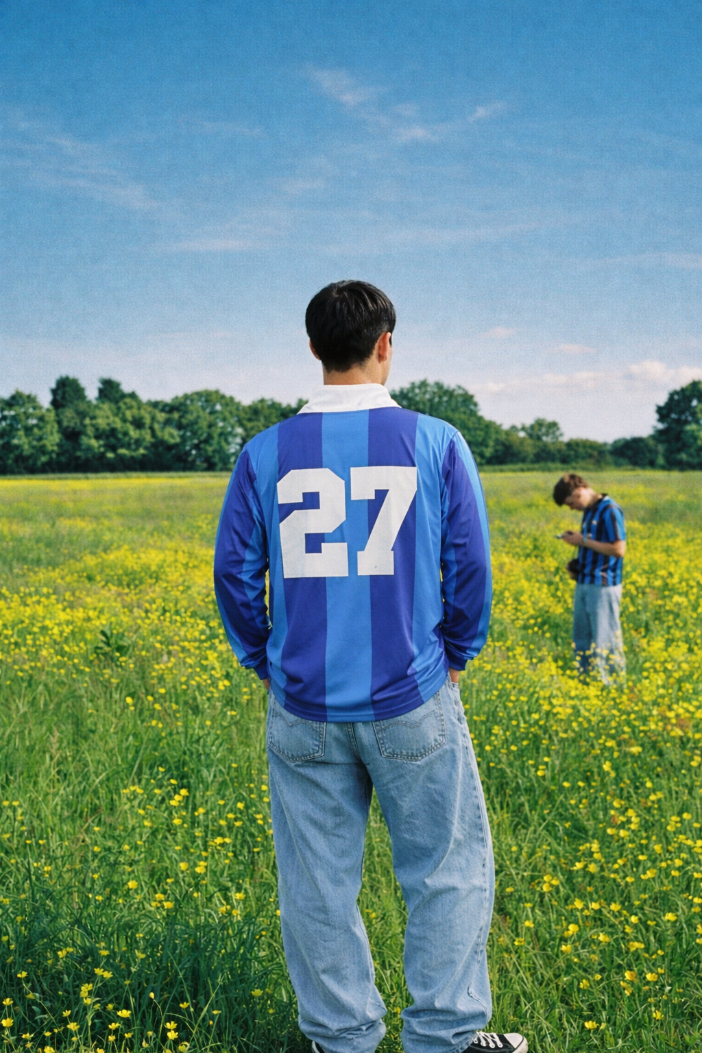 TWEN7Y7 SKY ATHLETIC JERSEY - LONG SLEEVE