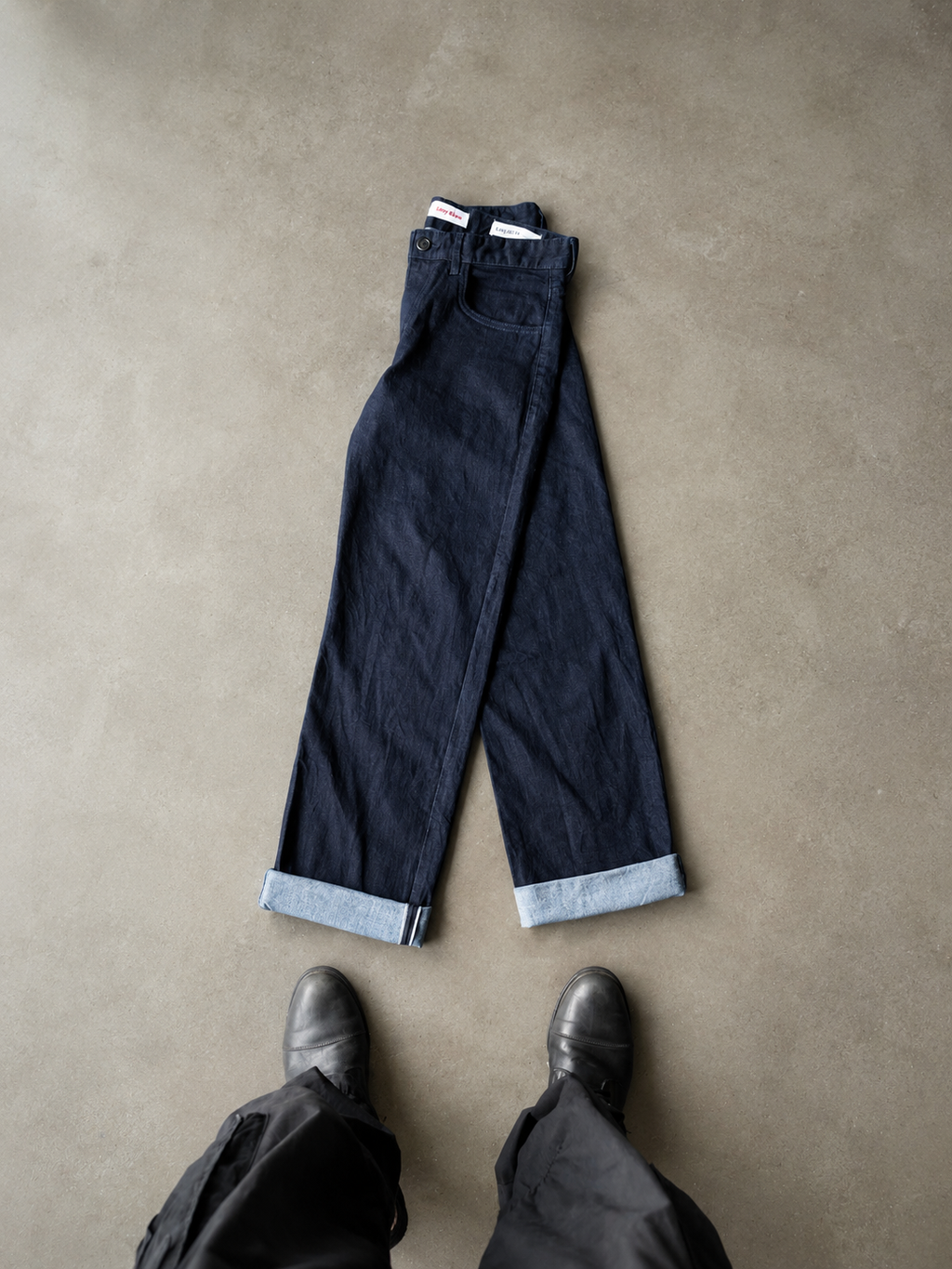 12.5OZ RAW SELVEDGE LOOSE STRAIGHT FIT JEAN