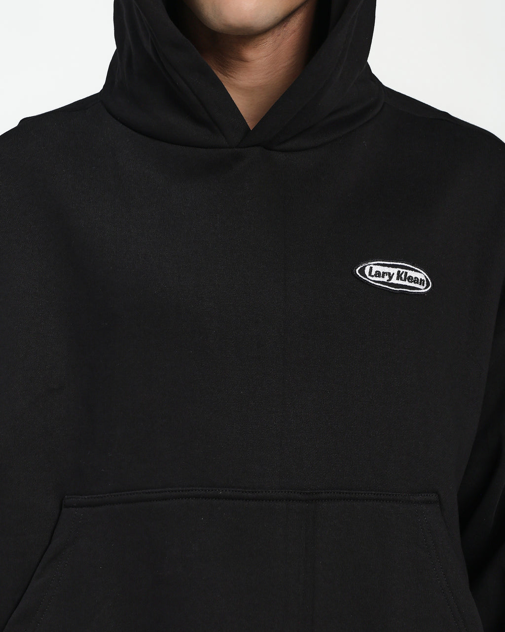 OVERSIZED FIT HOODIE - BLACK