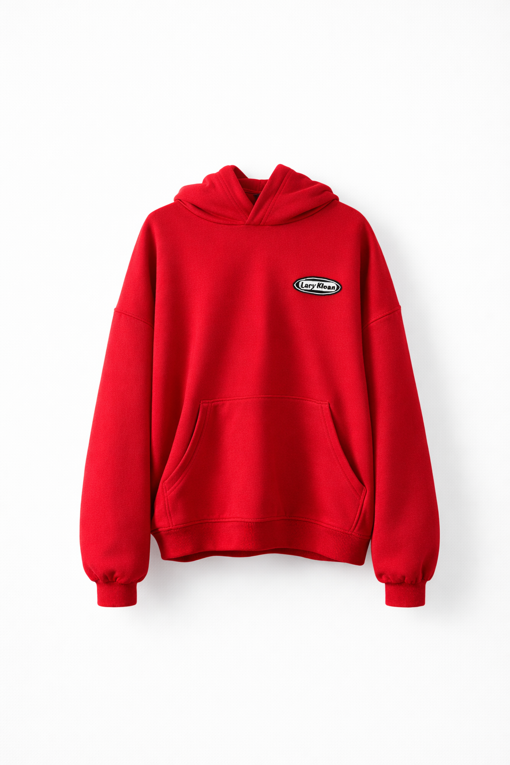 OVERSIZED FIT HOODIE - RED
