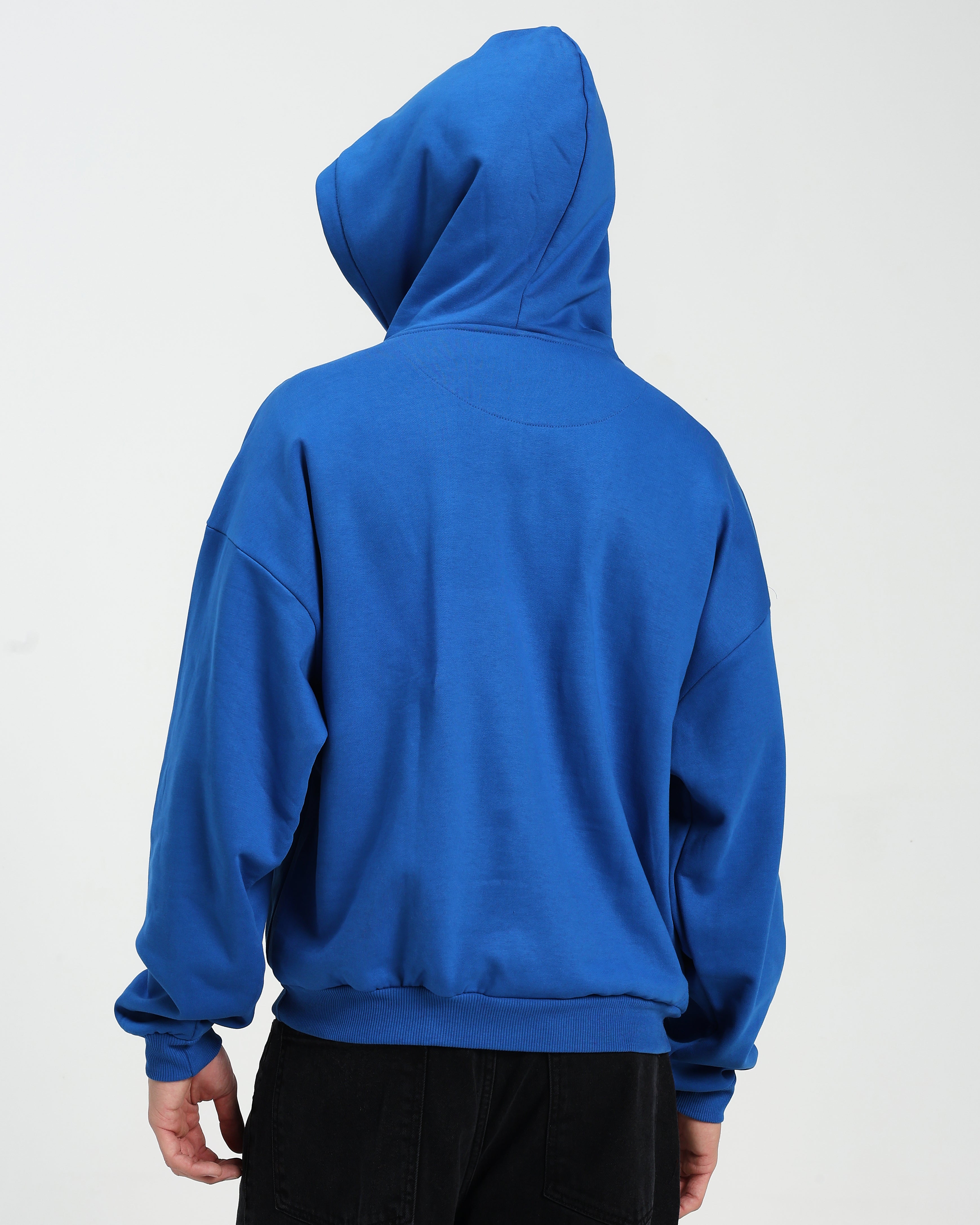 OVERSIZED FIT HOODIE - ROYAL BLUE