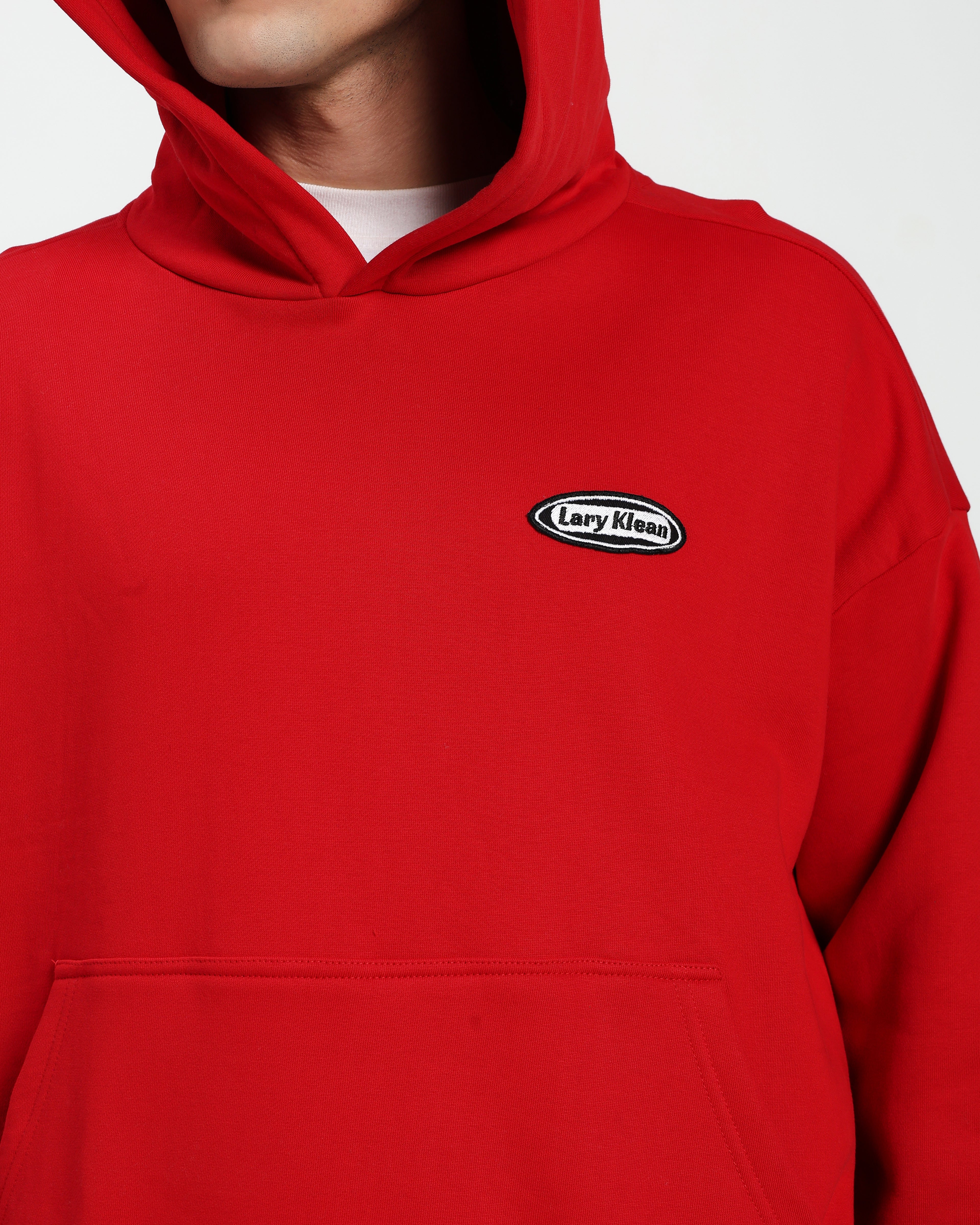 OVERSIZED FIT HOODIE - RED