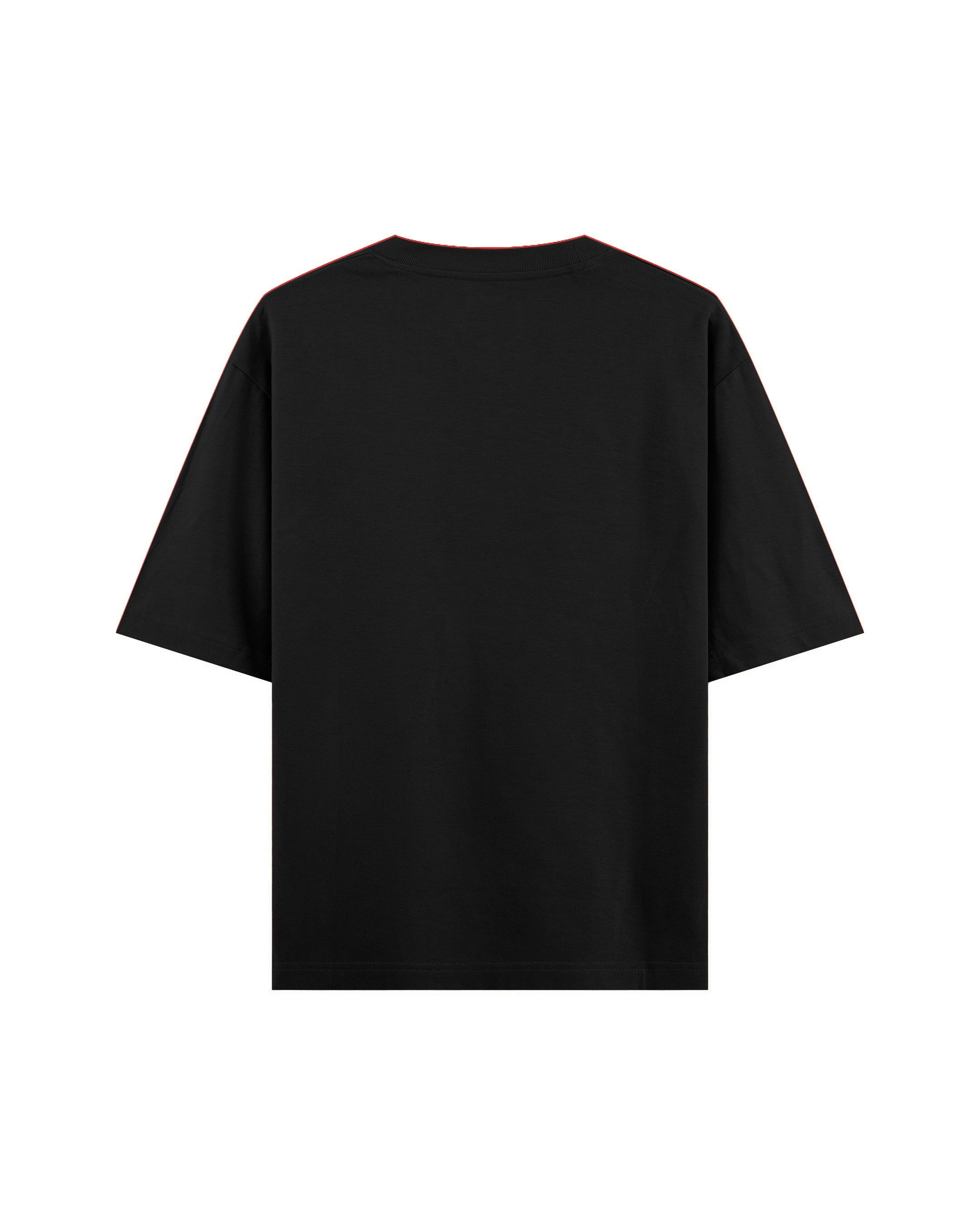 BLACK CROP MUSCLE TEE