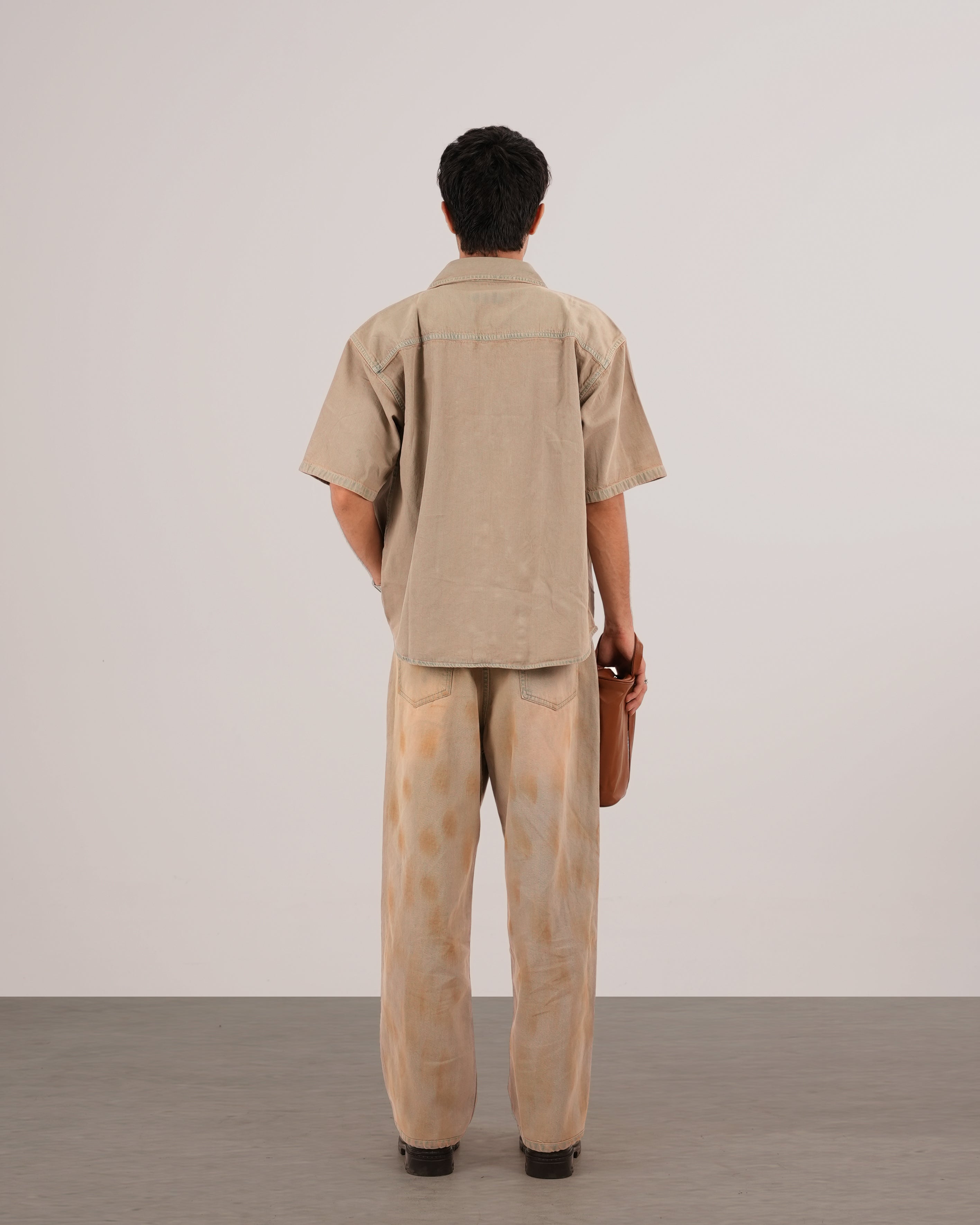 MUD WASHED BAGGY FIT JEAN