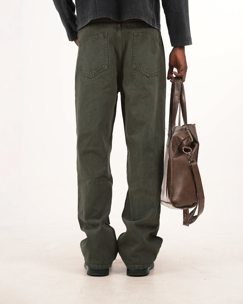 14 OZ DOUBLE KNEE BAGGY JEAN