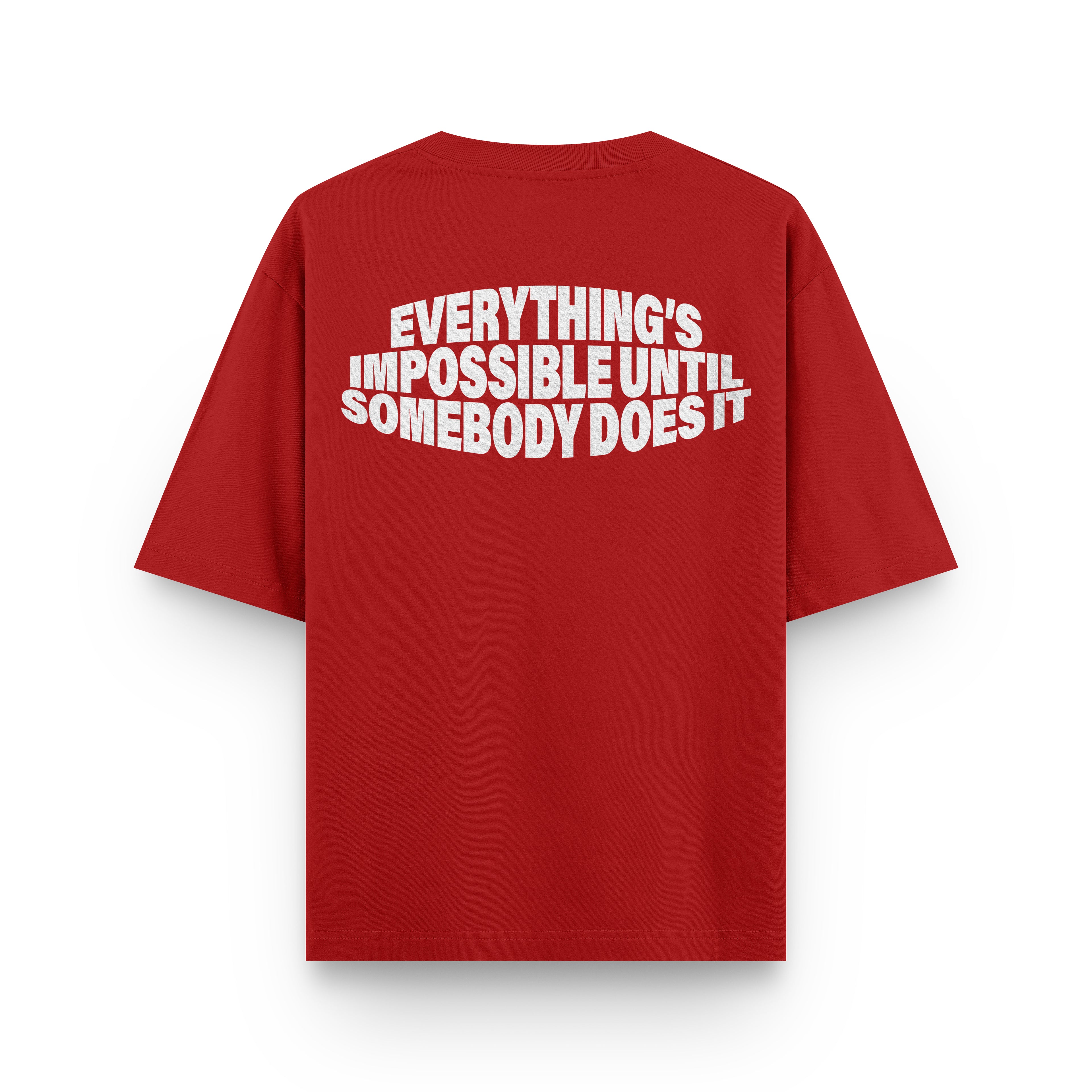 Everything's Impossible Tee - RED