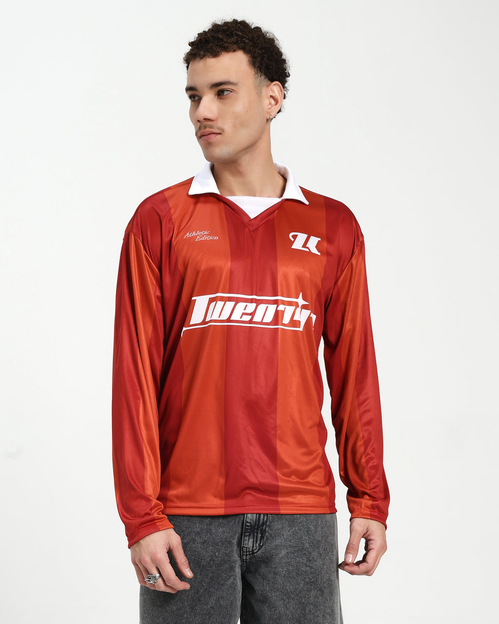 TWEN7Y7 FIRE ATHLETIC LONG SLEEVE JERSEY