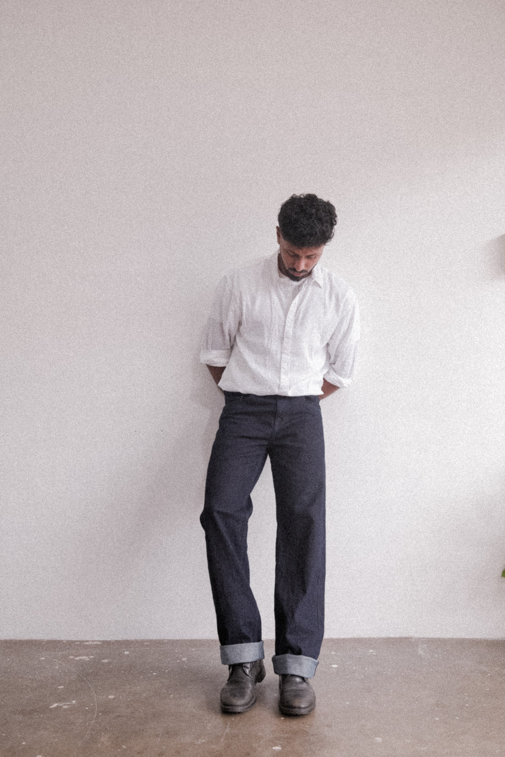 13OZ RAW SELVEDGE LOOSE STRAIGHT FIT JEAN