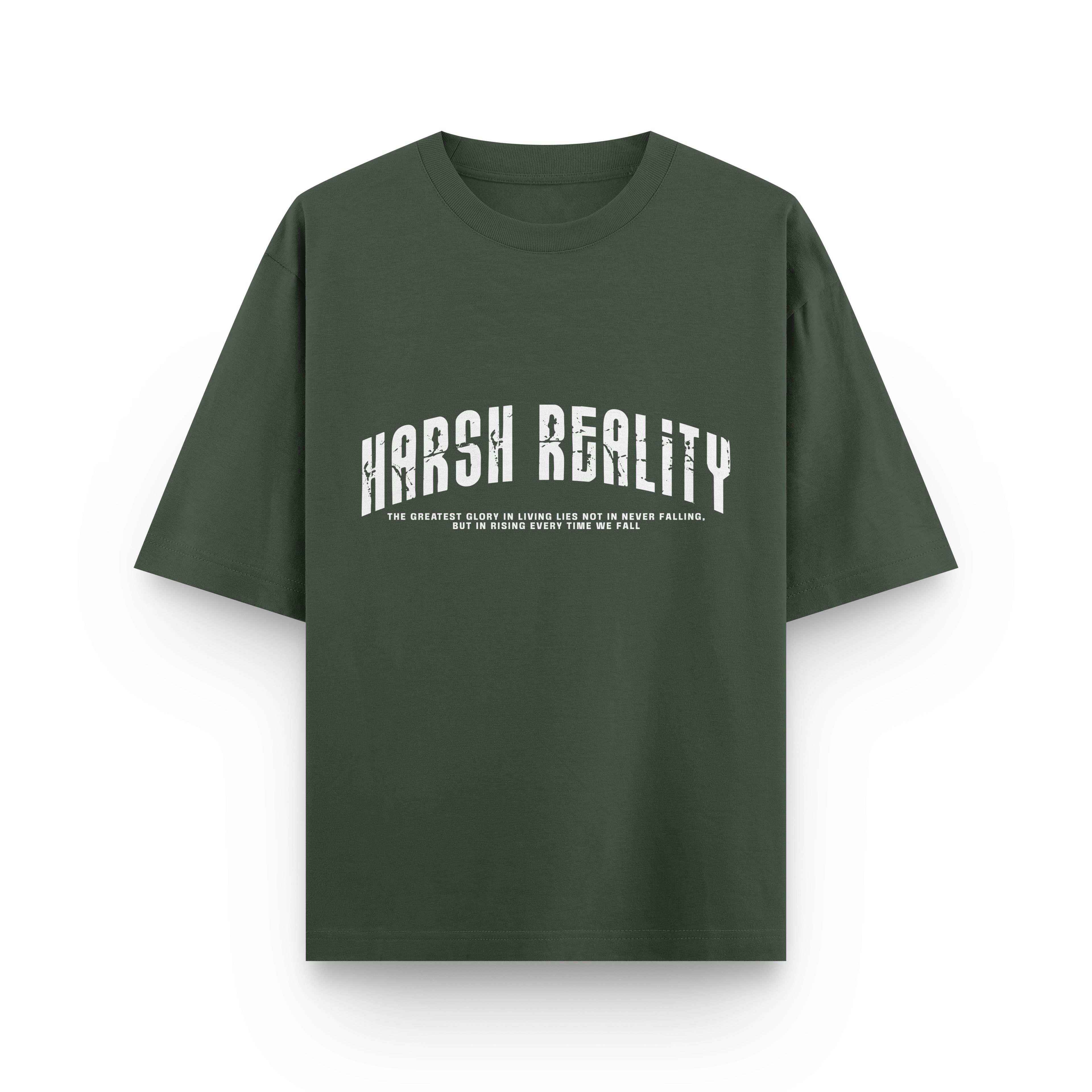 Harsh Reality Tee - Olive Green