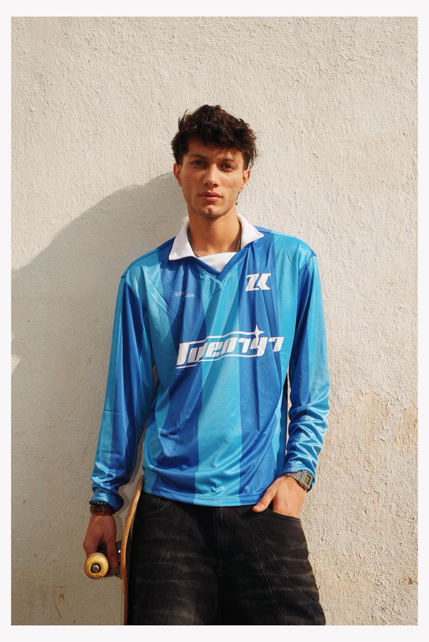 TWEN7Y7 SKY ATHLETIC JERSEY - LONG SLEEVE