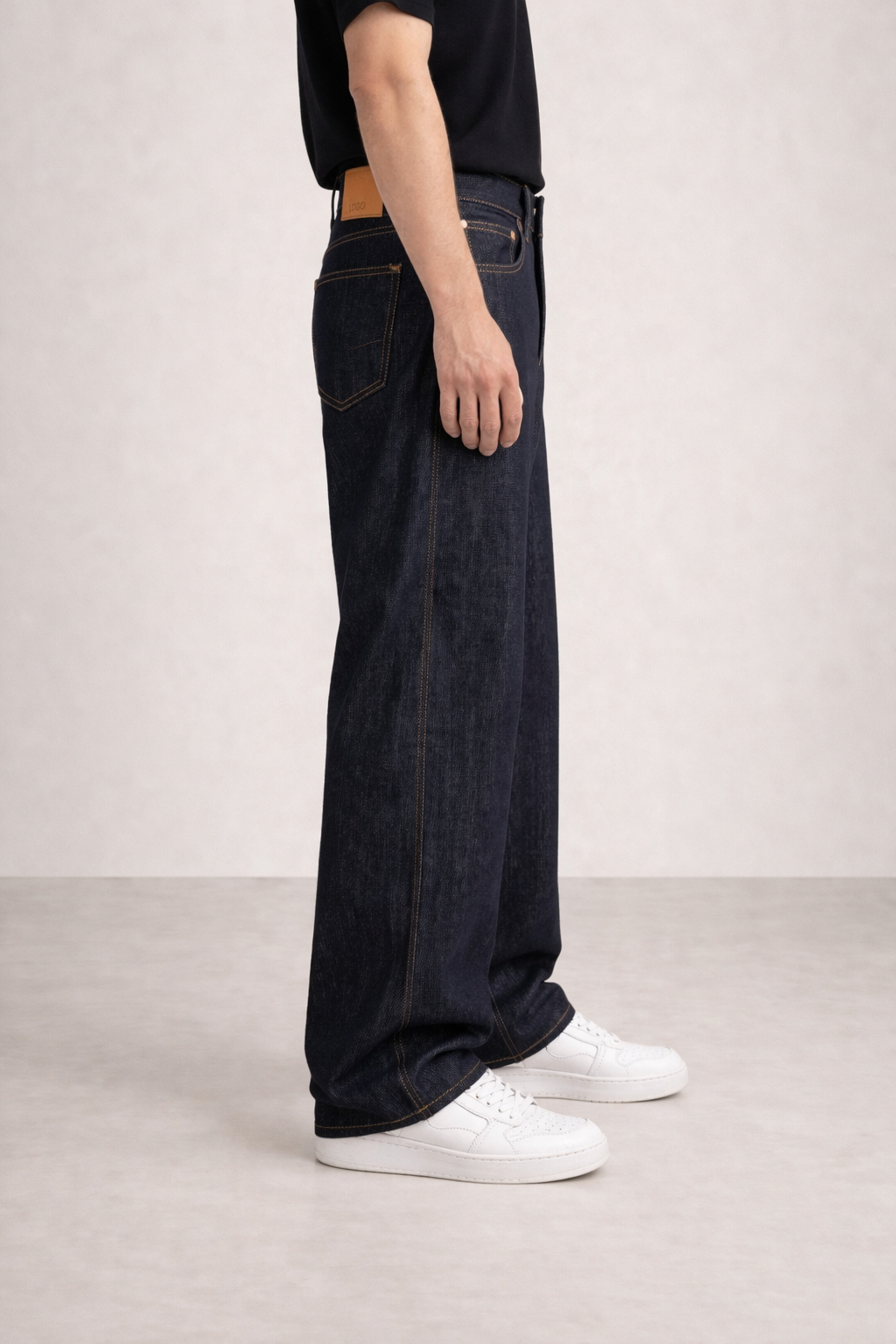 RAW INDIGO LOOSE STRAIGHT  FIT JEAN