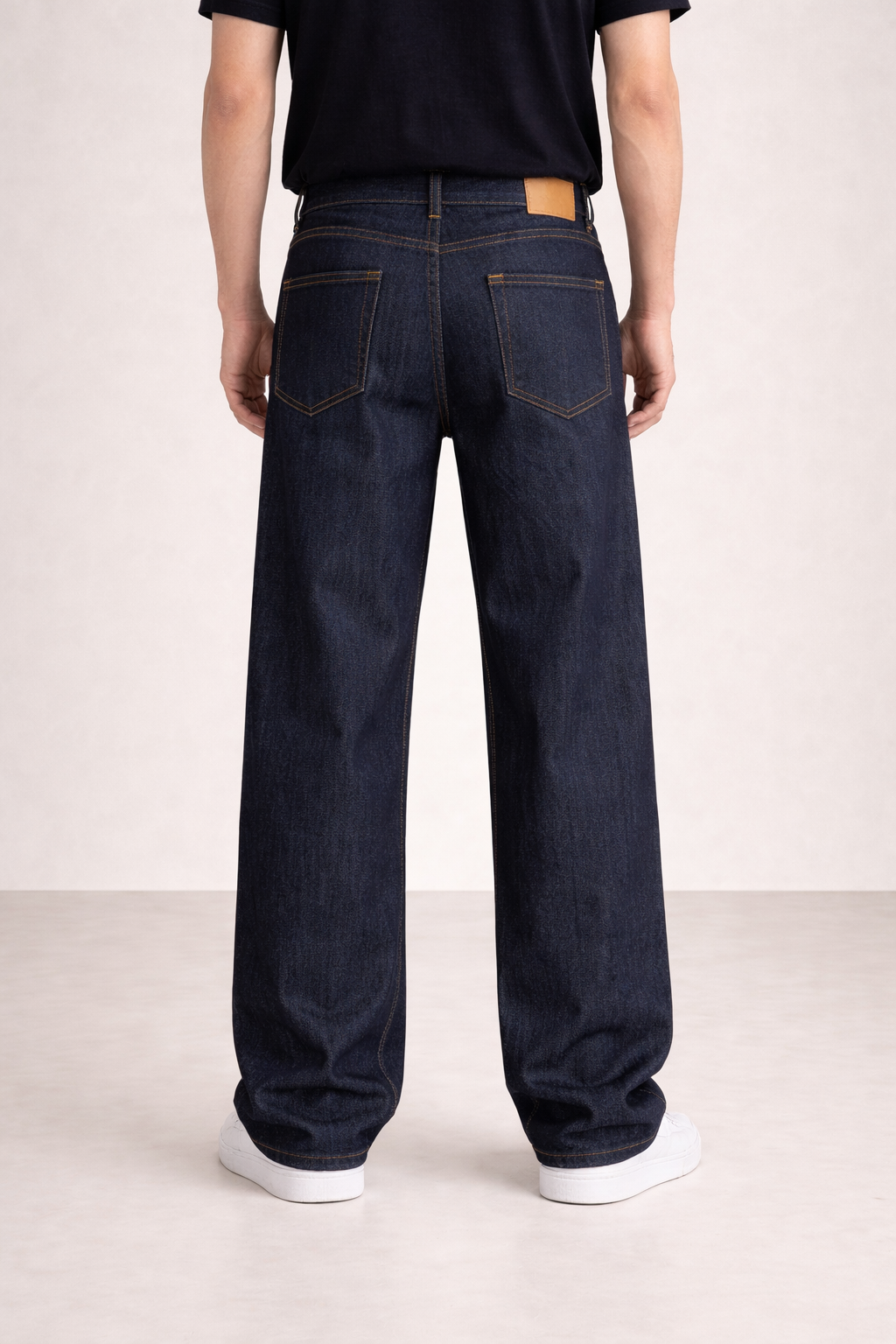 RAW INDIGO LOOSE STRAIGHT  FIT JEAN