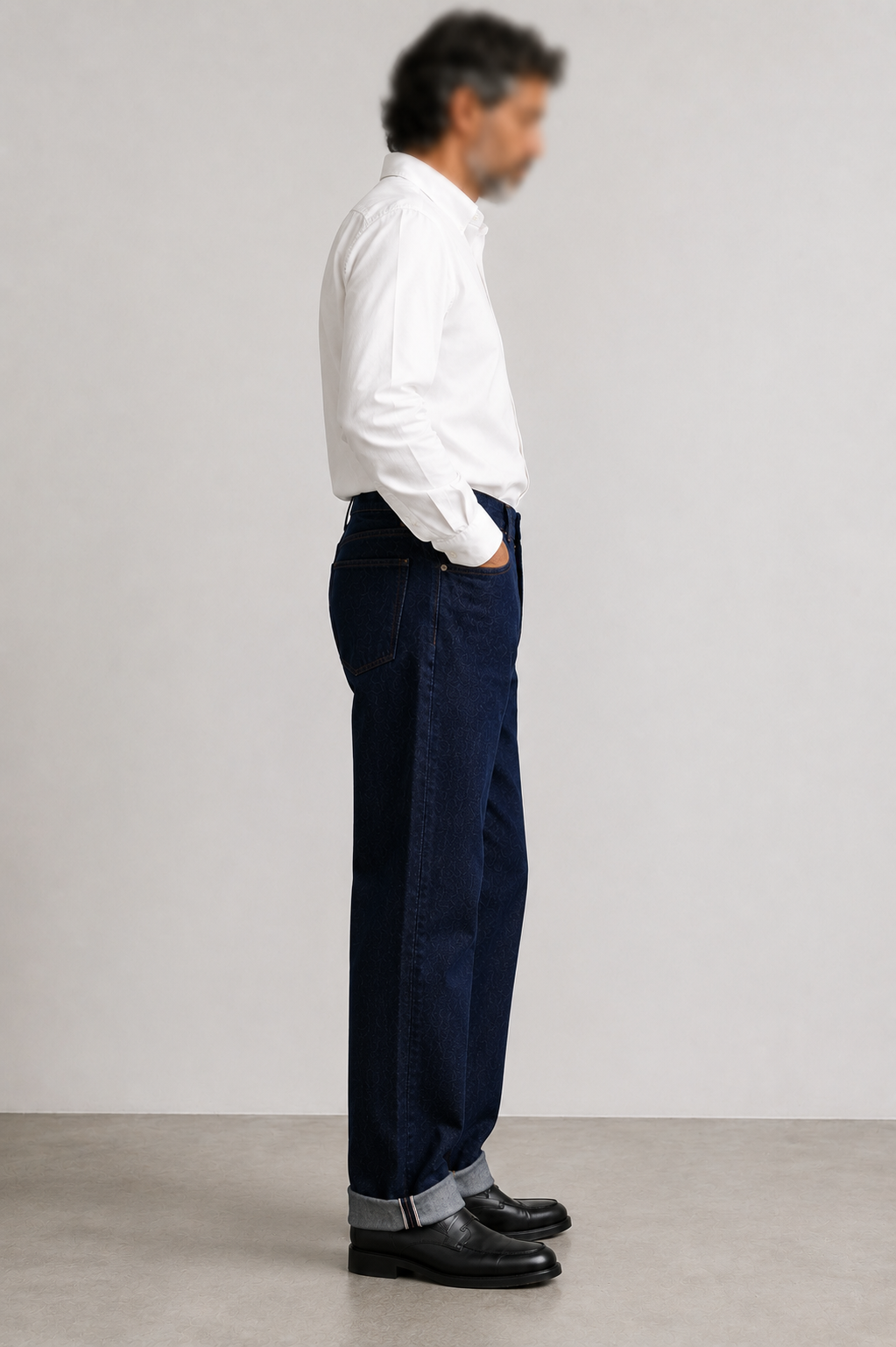 13OZ RAW SELVEDGE LOOSE STRAIGHT FIT JEAN