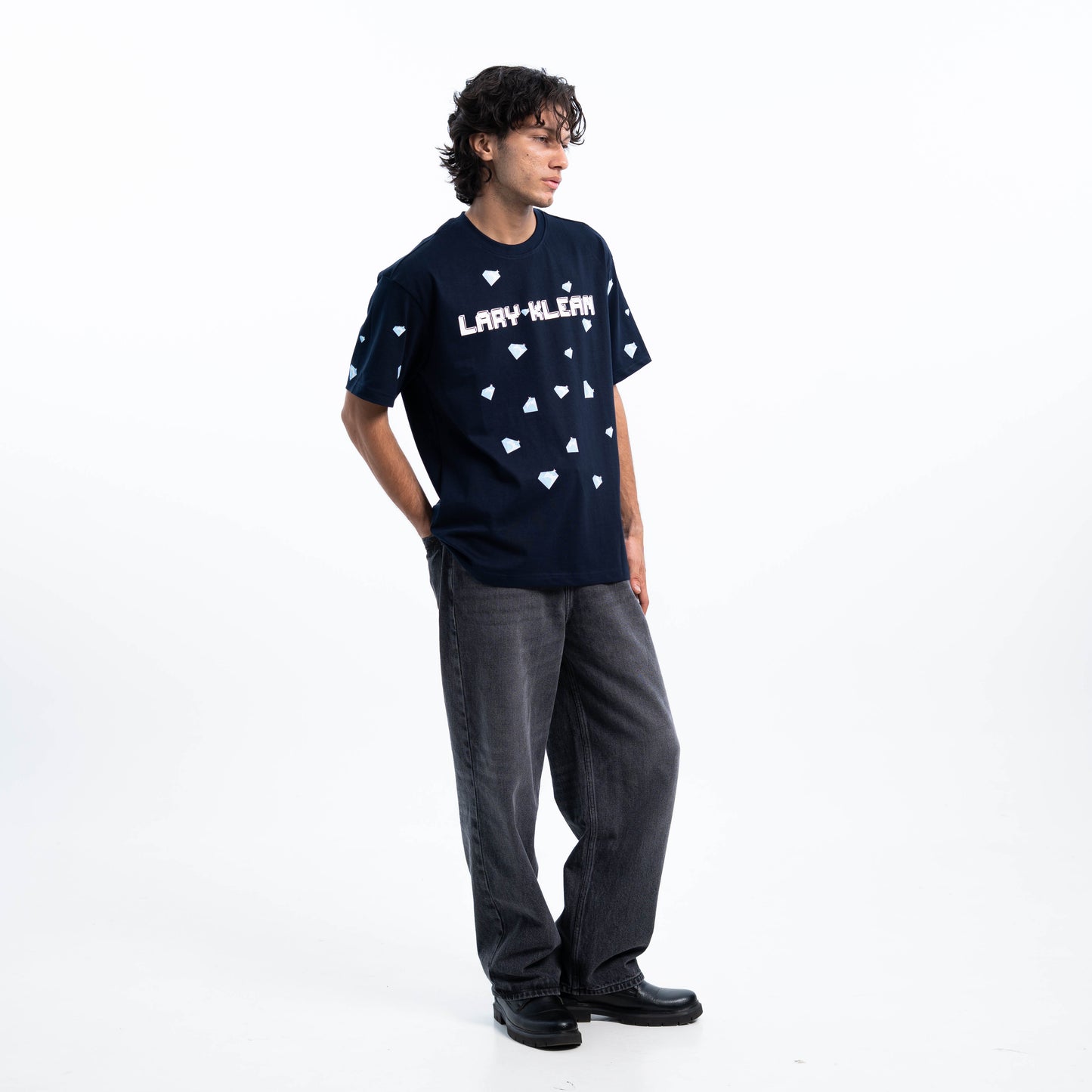 RARE GEM TEE - NAVY BLUE