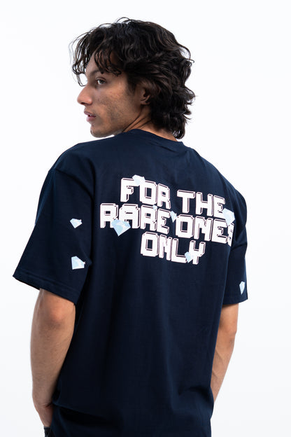 RARE GEM TEE - NAVY BLUE