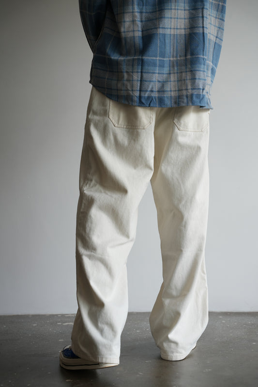 PAINTED WORKWEAR DRILL BAGGY PANTS