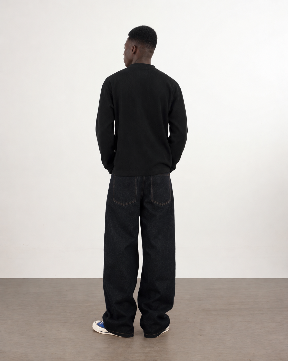 14OZ RAW INDIGO BAGGY JEAN