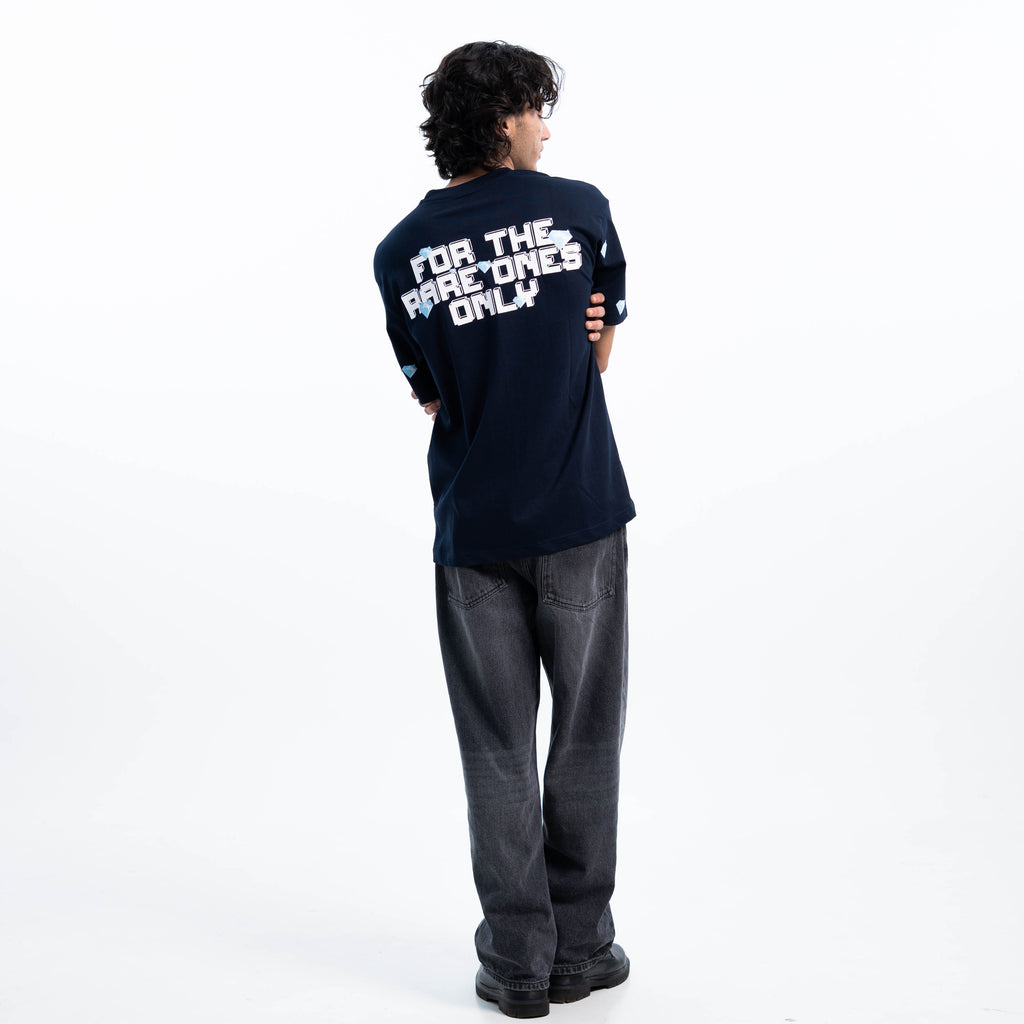 RARE GEM TEE - NAVY BLUE
