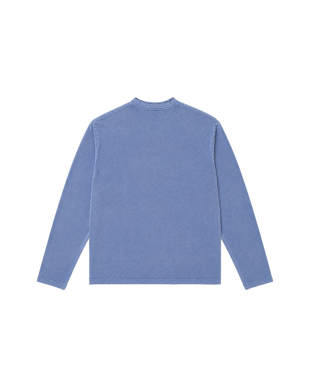 WASHED BLUE HENLEY TEE