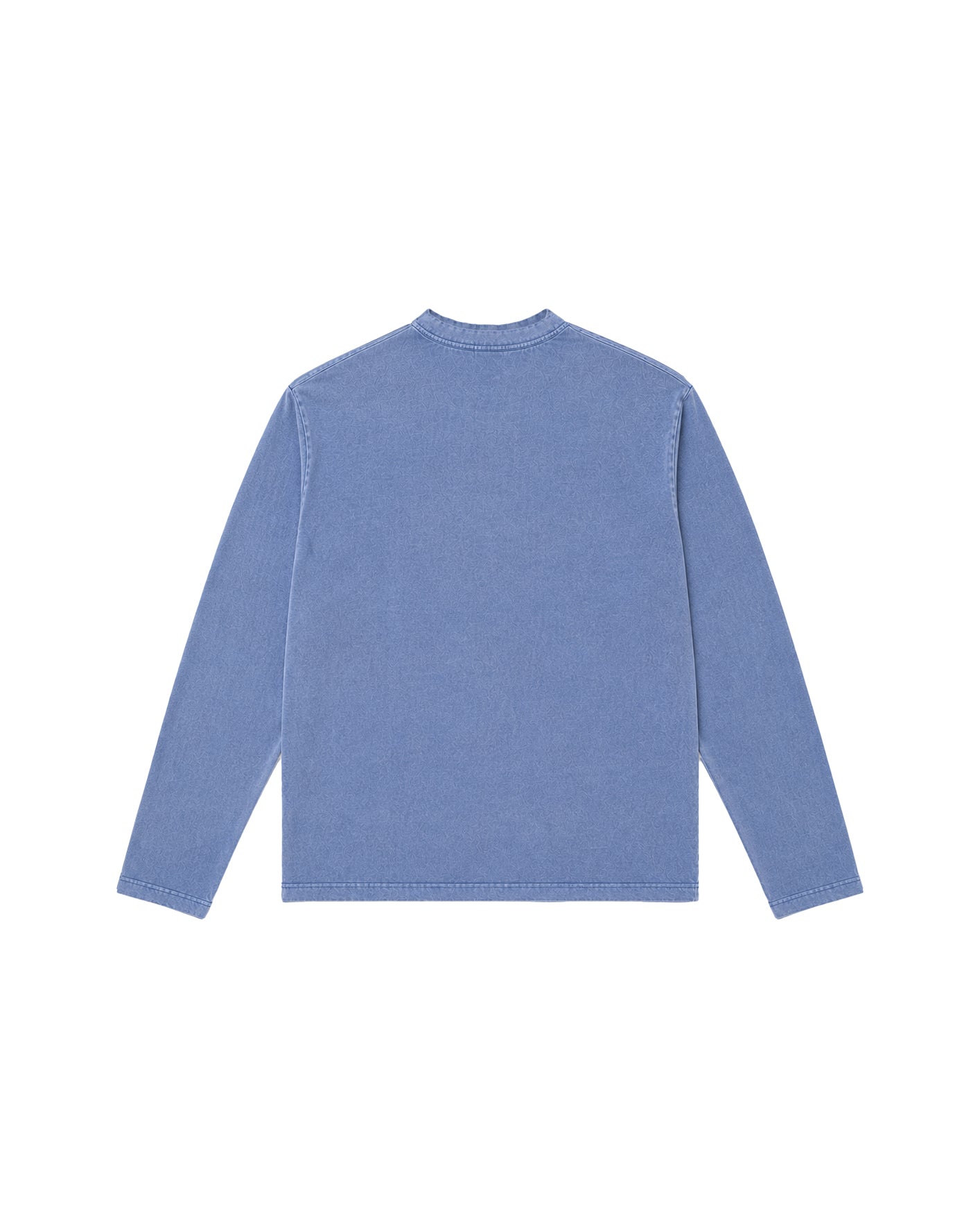 WASHED BLUE HENLEY TEE
